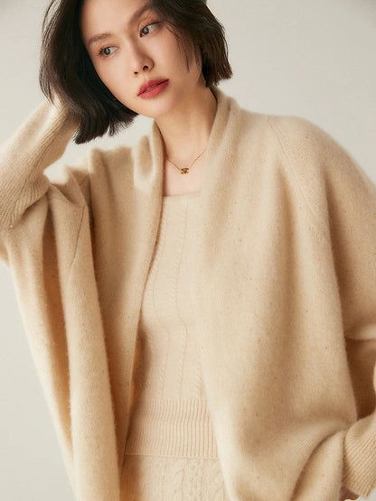 Briarwood Cashmere Shawl Sweater
