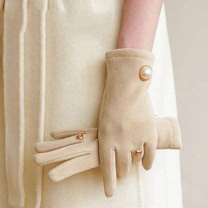 Noir Pearl Touch Gloves