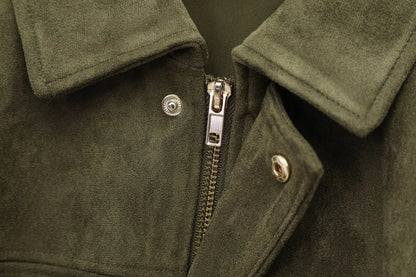 Arden Women's Suede Bomber