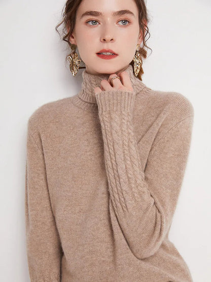 Valentina 100% Merino Turtleneck