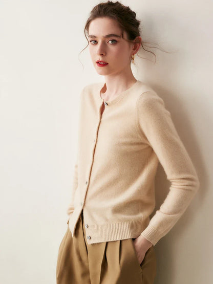 Ashford Cashmere Crew Cardigan