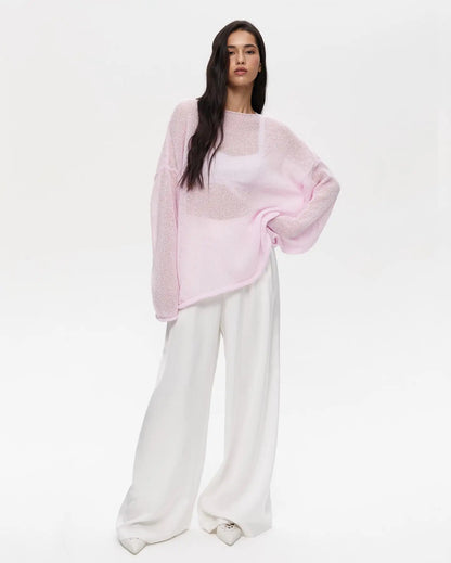 Liora Relaxed Crewneck Sweater