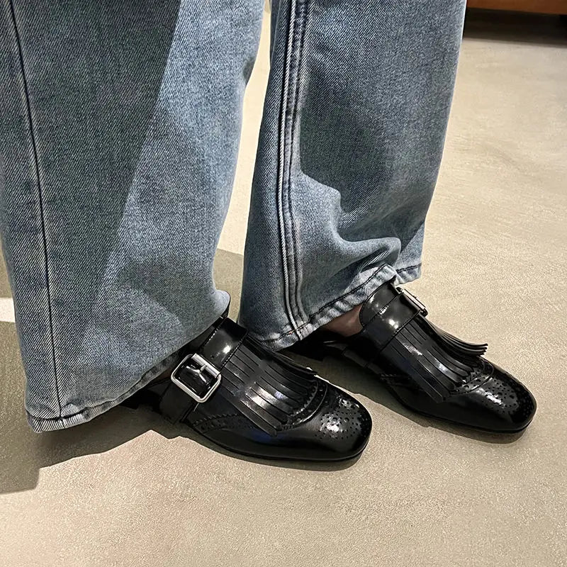 Winslow Fringe Leather Loafers