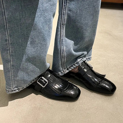 Winslow Fringe Leather Loafers