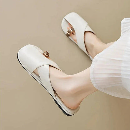 Minimalist Buckle Sandals