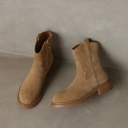 Women's Altus Zipper Leather Boots