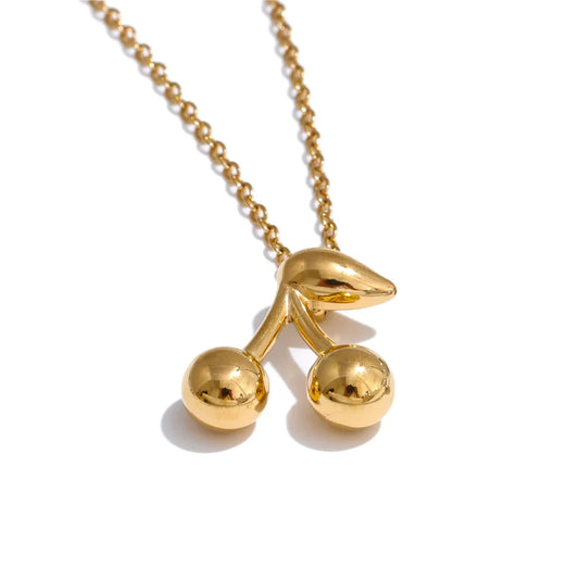 Miroir Cherry Pendant Necklace