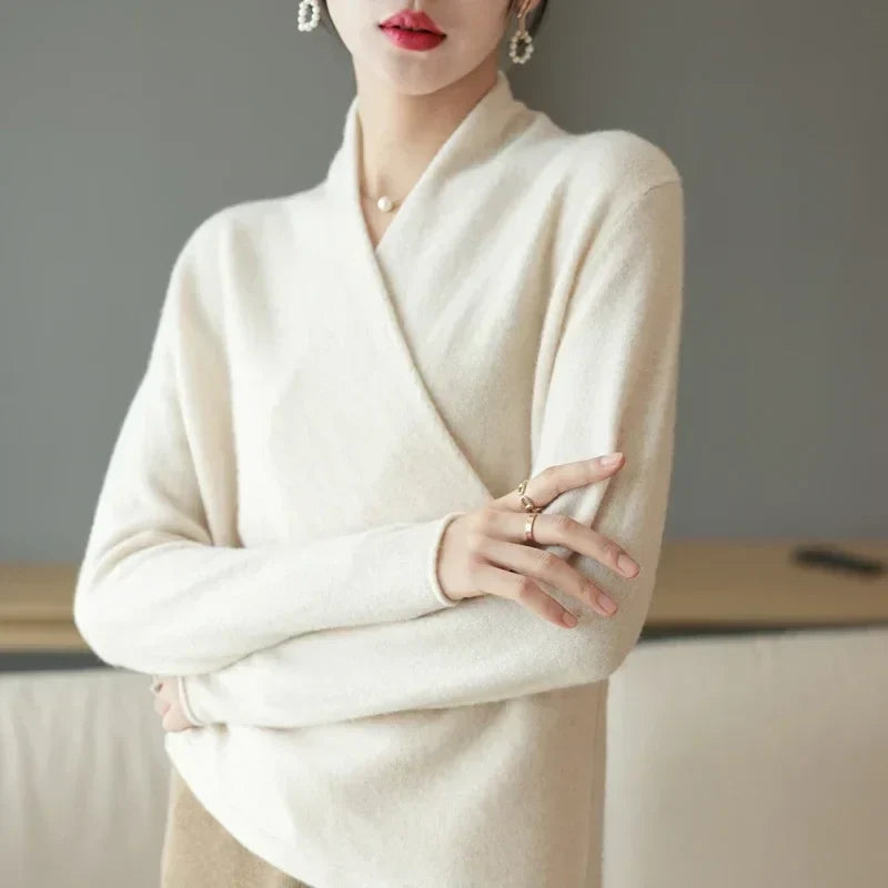 Serene V-Neck Knit Sweater