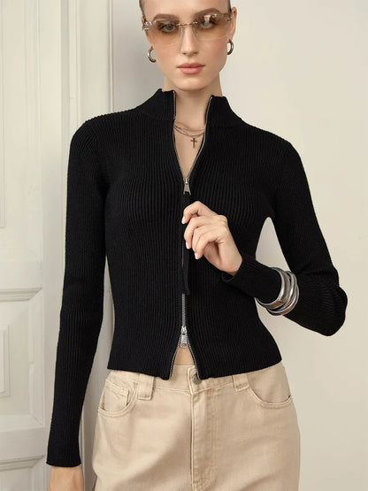 Hässleholm Cotton Double-Zip Knit