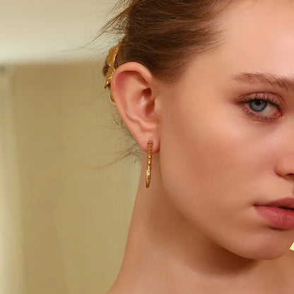 Aurelia Wing Hoop Earrings