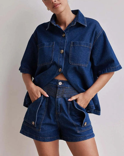 Marais 100% Cotton Denim Set