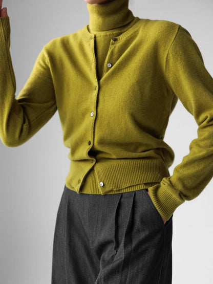 Ashbourne Knit Cardigan & Turtleneck Set