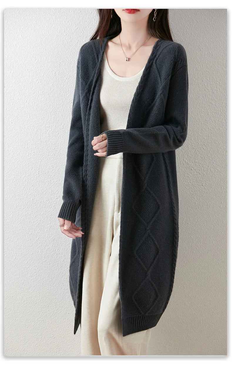 Copenhagen Cable-Knit Cardigan