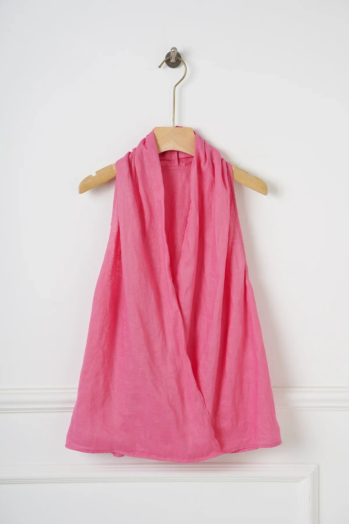 Valienne Drape Linen Vest