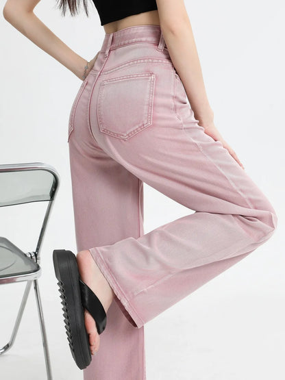 Cecile Auclair Pink Denim Jeans