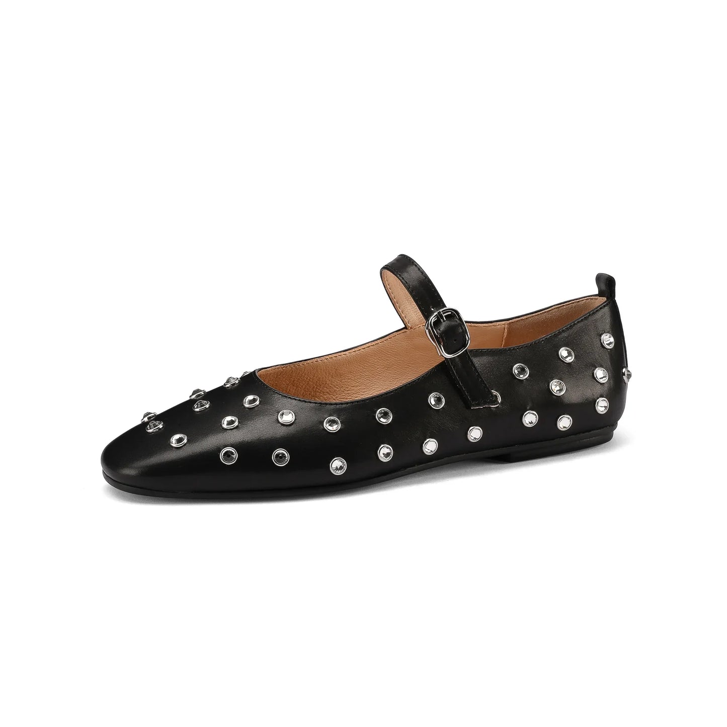 Evelyn Studded Mary Janes