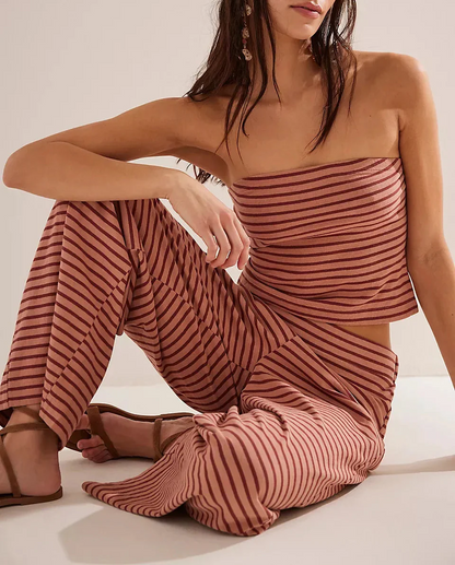 Romena Linen Striped Set