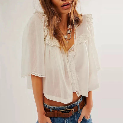 Marais Ruffle Blouse