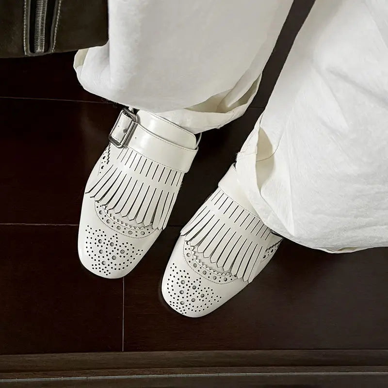 Winslow Fringe Leather Loafers
