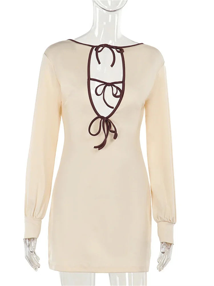 Valentina Open-Front Dress