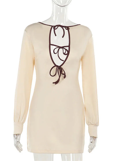 Valentina Open-Front Dress