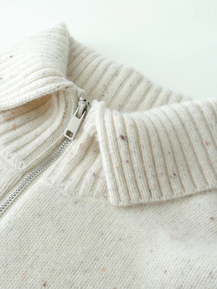 Ashmont Cashmere Zip Cardigan
