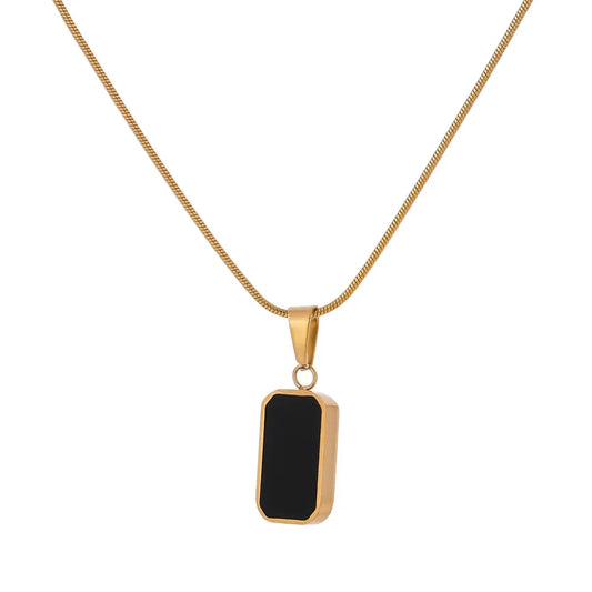 Mavine Double-Sided Enamel Pendant