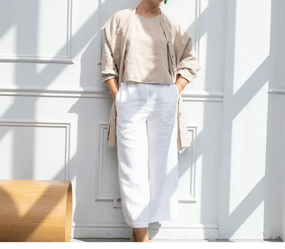Marinette Linen Tank