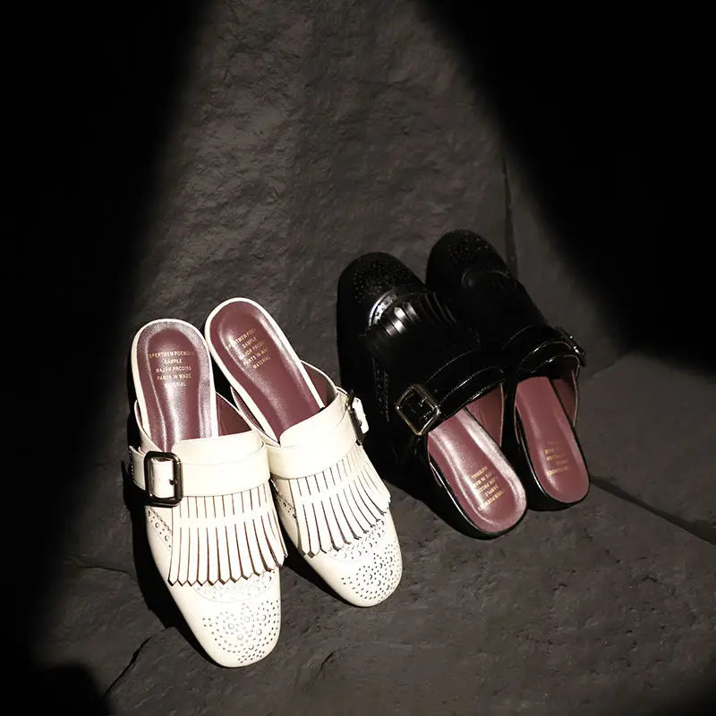 Winslow Fringe Leather Loafers