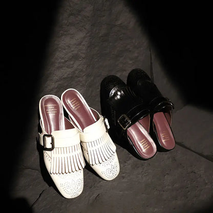 Winslow Fringe Leather Loafers