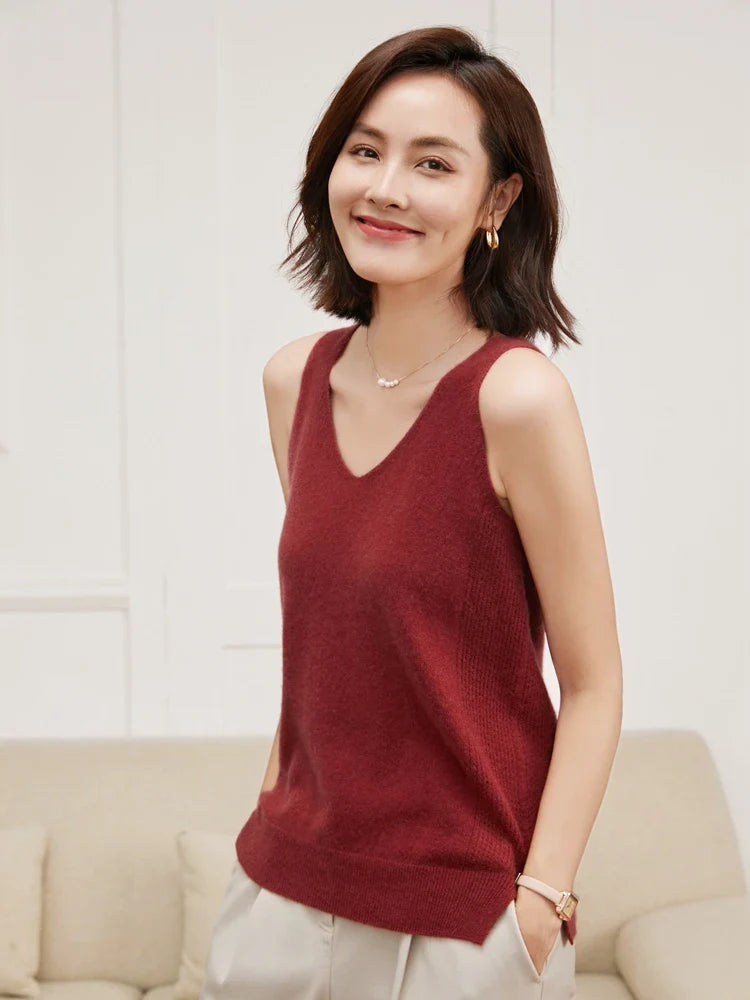 Ivanna Quinn Cashmere V-Neck