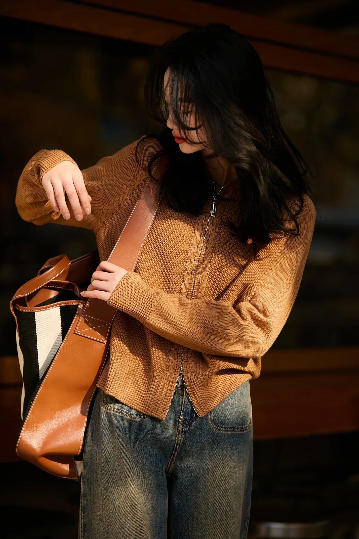 Elinsborg Cashmere Hooded Cardigan