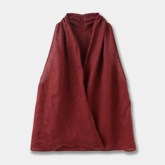 Valienne Drape Linen Vest