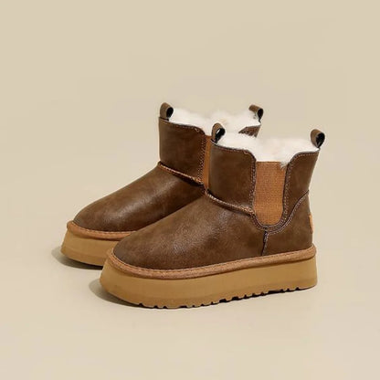 Women's Holmstead Leather Fur Boots