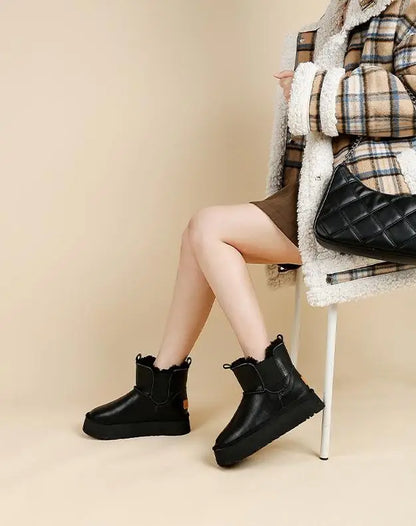 Women's Holmstead Leather Fur Boots