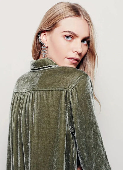 Kennedy Velvet Cardigan