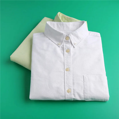 Pastel Oxford Elegant Blouses