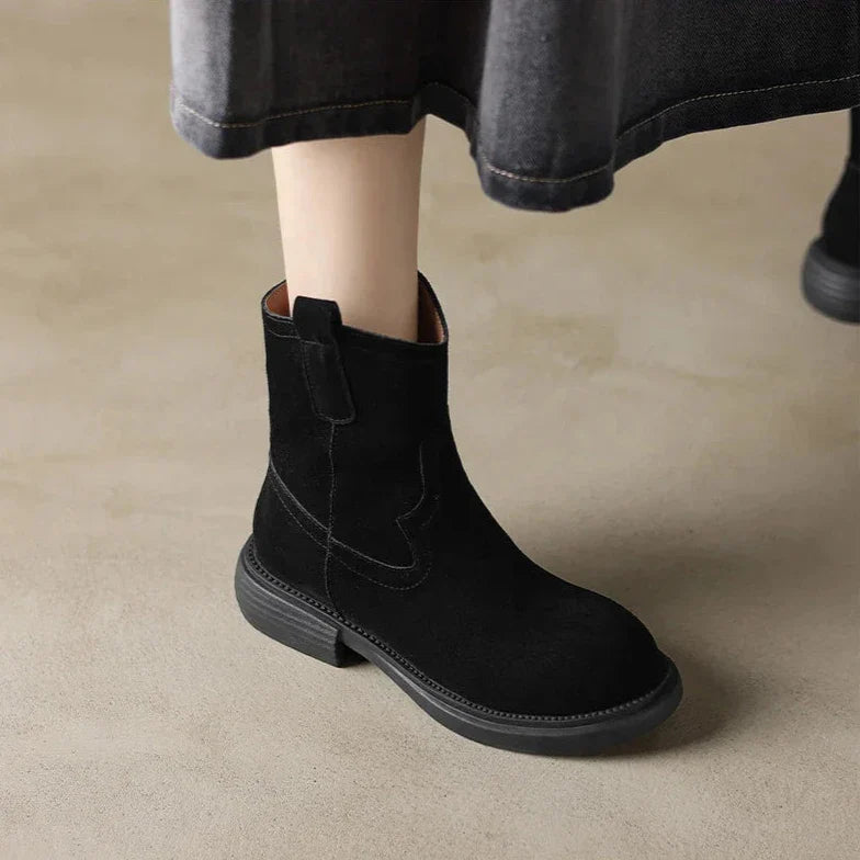 Women's Altus Zipper Leather Boots