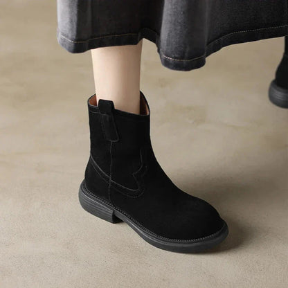 Women's Altus Zipper Leather Boots