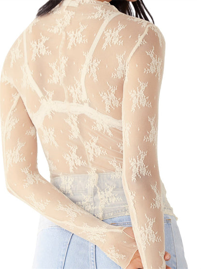 Liana Lace Transparent Top