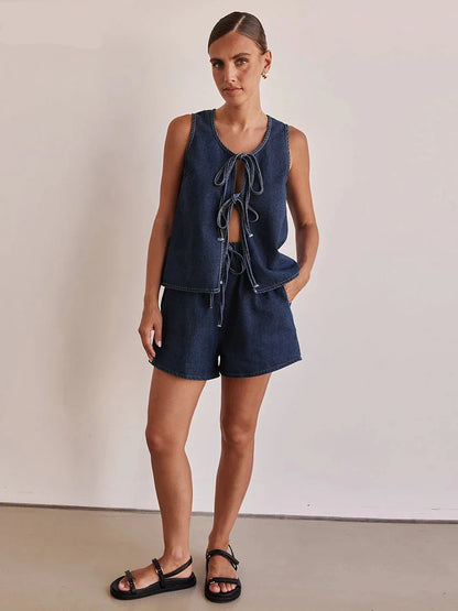 Valeria Denim Ensemble