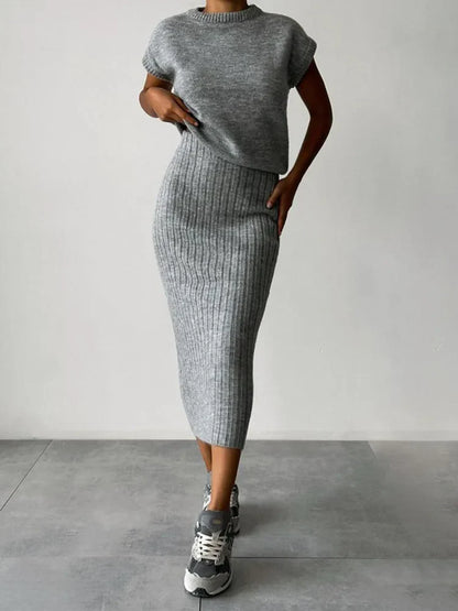 Maratea Coastal Rib Sleeveless Set