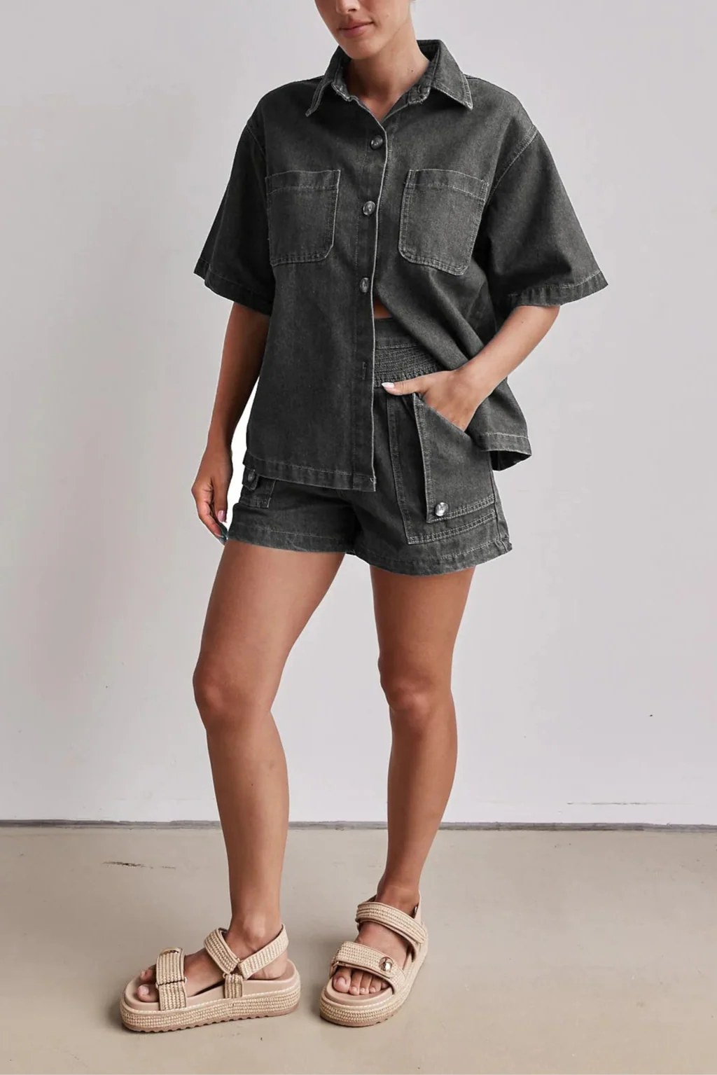 Marais 100% Cotton Denim Set