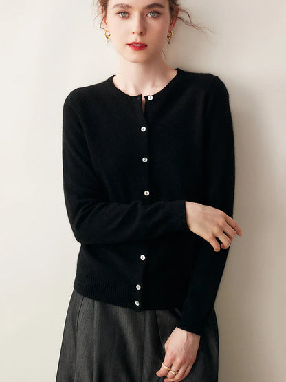Ashford Cashmere Crew Cardigan