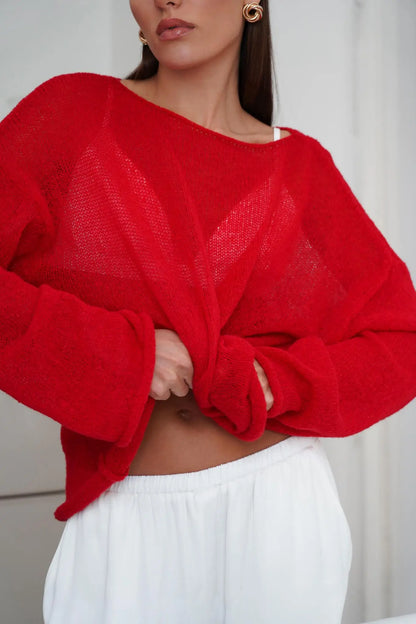 Liora Relaxed Crewneck Sweater