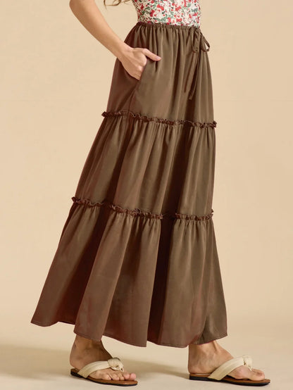 Lorette Meadow Maxi Skirt