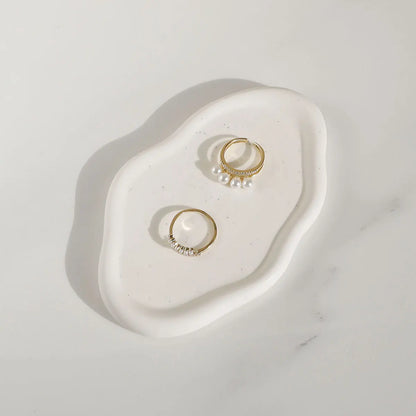 Onda Ceramica Jewelry Tray