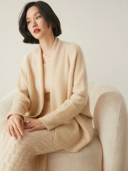 Briarwood Cashmere Shawl Sweater