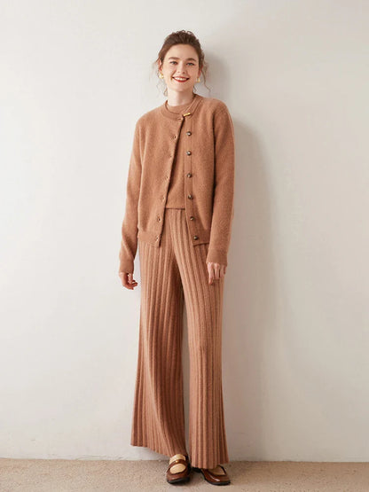 Florence Cashmere Button Cardigan