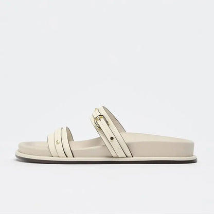 Maribel Twin Strap Flats